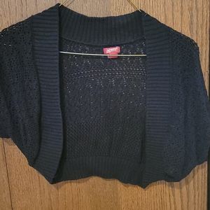 Arizona black shrug sweater same day shipping